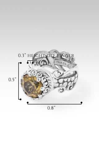 Gracious Ring™ in Yellow Apatite