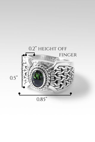 Strength in Weakness Ring™ in Chrome Tourmaline