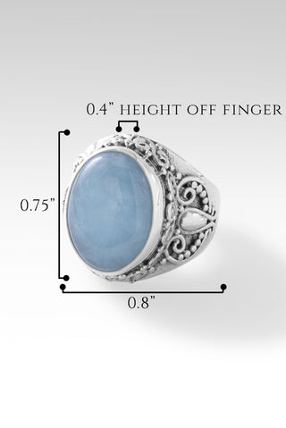 Spirit Within Me Ring™ in Aquamarine