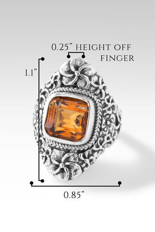 Flowering Wisdom™ Ring in Citrine