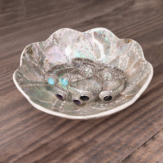 Abalone Mosaic Scallop Bowl - Lifestyle - only found at SARDA™