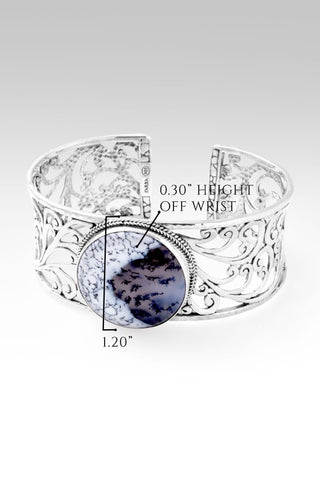 Abundance and Prosperity Cuff™ in Dendritic Opal - Cuff - only found at SARDA™