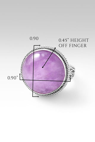 Abundance and Prosperity Ring™ in Kunzite - Statement - only found at SARDA™