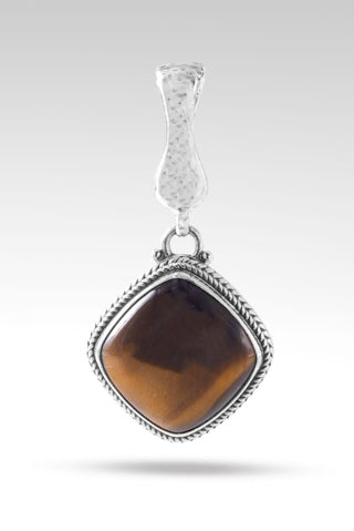 Abundance Pendant™ in Tiger's Eye - Magnetic Enhancer Bail - only found at SARDA™