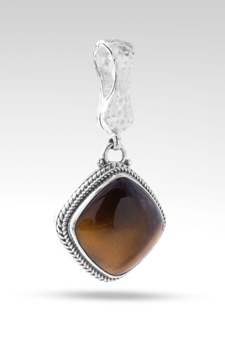 Abundance Pendant™ in Tiger's Eye - Magnetic Enhancer Bail - only found at SARDA™