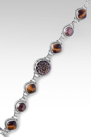 Act with Kindness Bracelet™ in Black Mother of Pearl Carved Dahlia - Multi Stone - only found at SARDA™