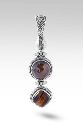 Act with Kindness Pendant II™ in Brown Sapphire - Magnetic Enhancer Bail - only found at SARDA™