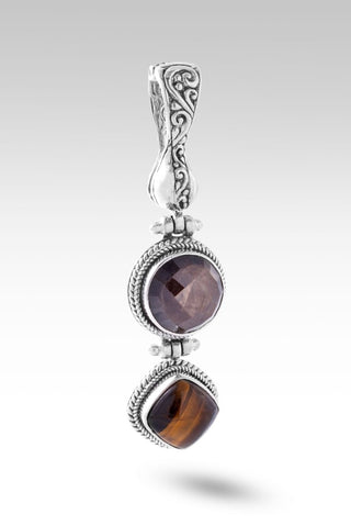 Act with Kindness Pendant II™ in Brown Sapphire - Magnetic Enhancer Bail - only found at SARDA™