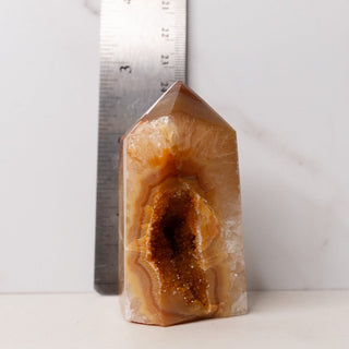Agate Tower with Drusy - Specimen - only found at SARDA™