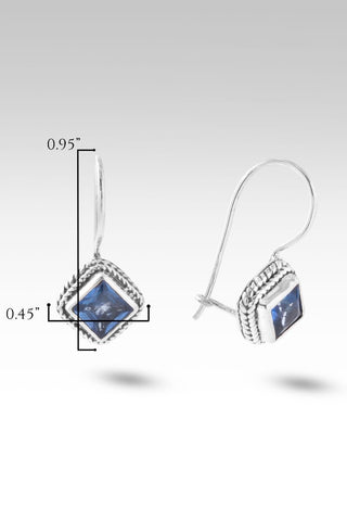 All Things Possible Earrings™ in Royal Bali Blue™ Mystic Topaz - Bali Wire - only found at SARDA™