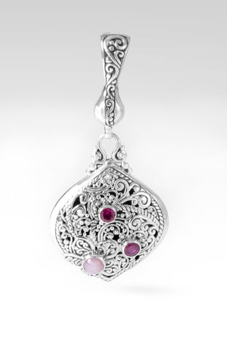 Allure Pendant™ in Pink Opal - Magnetic Enhancer Bail - only found at SARDA™