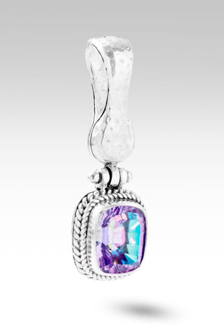 Always Present Pendant™ in Pink Vapor™ Mystic Quartz - Magnetic Enhancer Bail - only found at SARDA™