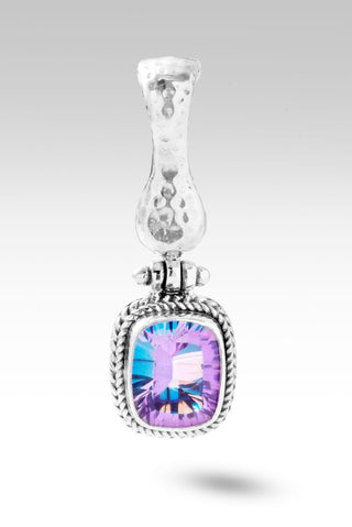 Always Present Pendant™ in Pink Vapor™ Mystic Quartz - Magnetic Enhancer Bail - only found at SARDA™