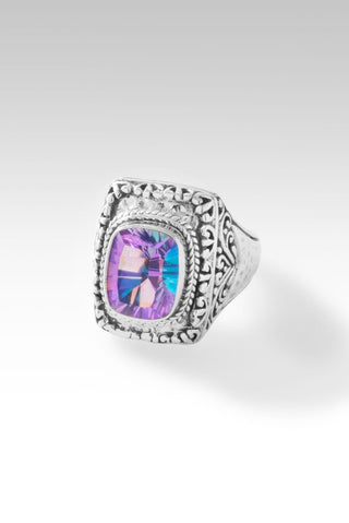 Always Present Ring™ in Pink Vapor™ Mystic Quartz Ring - Statement - only found at SARDA™