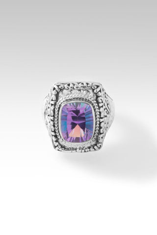 Always Present Ring™ in Pink Vapor™ Mystic Quartz Ring - Statement - only found at SARDA™