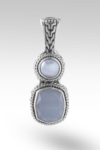 Always with You Pendant II™ in White Moonstone - Magnetic Enhancer Bail - only found at SARDA™