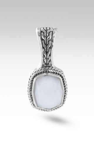 Always with You Pendant™ in White Moonstone - Magnetic Enhancer Bail - only found at SARDA™