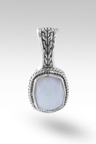 Always with You Pendant™ in White Moonstone - Magnetic Enhancer Bail - only found at SARDA™