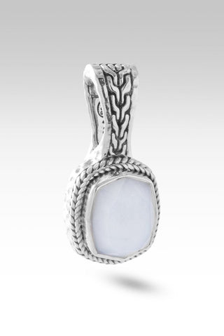 Always with You Pendant™ in White Moonstone - Magnetic Enhancer Bail - only found at SARDA™