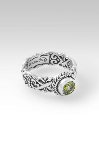 Among the Wildflowers Ring II™ in Peridot - Dinner - only found at SARDA™