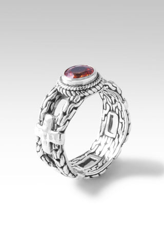 Armor Ring II™ in Madagascar Orange Sapphire - Presale - only found at SARDA™