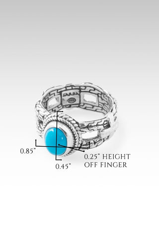 Armor Ring II™ in Sleeping Beauty Turquoise - Stackable - only found at SARDA™