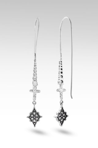 Be a Messenger of Hope Earrings™ in White Zircon - Bali Wire - only found at SARDA™