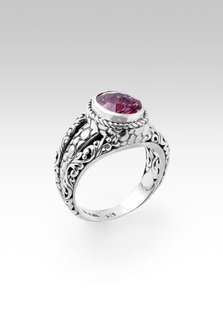 Be at Peace Ring™ in Berrylicious™ Mystic Quartz - Dinner - only found at SARDA™