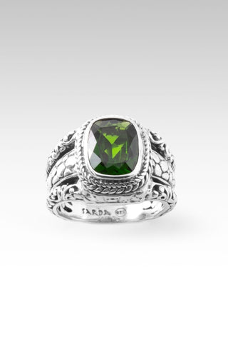 Be at Peace Ring™ in Chrome Diopside - Dinner - only found at SARDA™