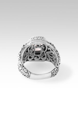 Be at Peace Ring™ in Cor De Rosa Morganite - Dinner - only found at SARDA™