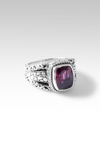 Be at Peace Ring™ in Malawi Pink Color Change Garnet - Presale - only found at SARDA™