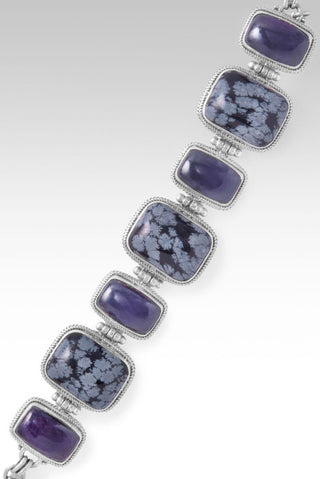 Be Content Bracelet™ in Snowflake Obsidian - only found at SARDA™
