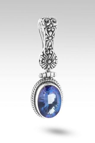 Be Not Afraid Pendant™ in Odyssey Universe™ Mystic Quartz - Magnetic Enhancer Bail - only found at SARDA™