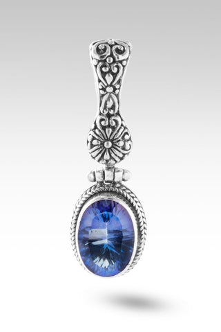 Be Not Afraid Pendant™ in Odyssey Universe™ Mystic Quartz - Magnetic Enhancer Bail - only found at SARDA™