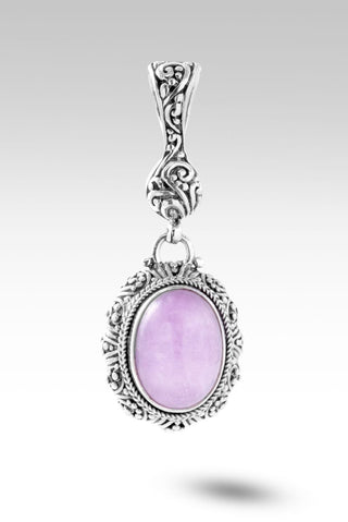 Be Patient Pendant™ in Kunzite - Magnetic Enhancer Bail - only found at SARDA™