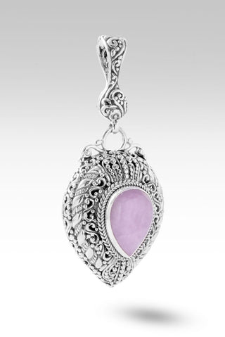 Be Quick to Listen Pendant II™ in Kunzite - Magnetic Enhancer Bail - only found at SARDA™