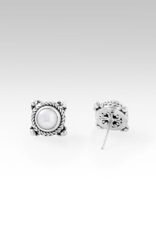 Be Still Earrings™ in Freshwater Pearl - Stud - only found at SARDA™