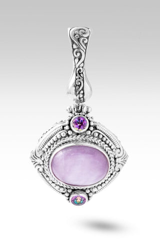 Be Virtuous Pendant™ in Kunzite - Magnetic Enhancer Bail - only found at SARDA™