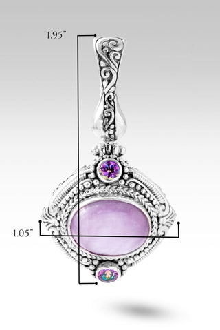 Be Virtuous Pendant™ in Kunzite - Magnetic Enhancer Bail - only found at SARDA™