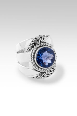 Beacon of Courage Ring II™ in Blue Violet Fluorite - Statement - only found at SARDA™