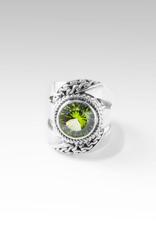 Beacon of Courage Ring™ in Peridot - Presale - only found at SARDA™