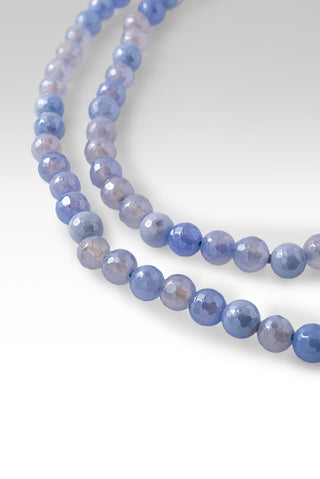 Beaded Celestial Angelite Necklace™ in Watermark - Beaded Necklace - only found at SARDA™