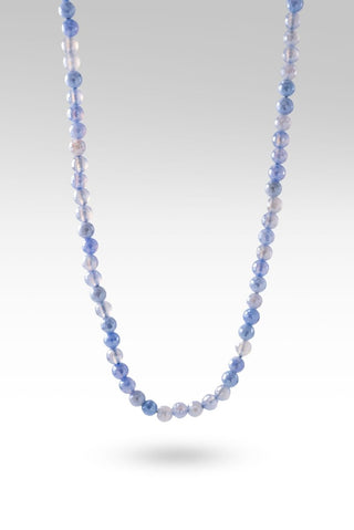 Beaded Celestial Angelite Necklace™ in Watermark - Beaded Necklace - only found at SARDA™