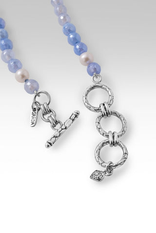 Beaded Celestial Angelite Necklace™ in Watermark - Beaded Necklace - only found at SARDA™