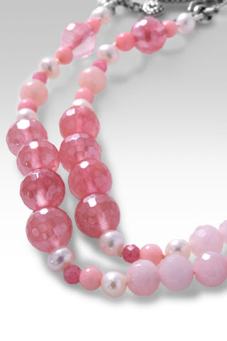 Beaded Celestial Pink Quartz Necklace™ - Beaded Necklace - only found at SARDA™