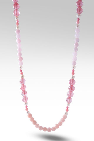 Beaded Celestial Pink Quartz Necklace™ - Beaded Necklace - only found at SARDA™
