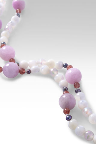 Beaded Celestial Snow Agate Necklace™ - Beaded Necklace - only found at SARDA™