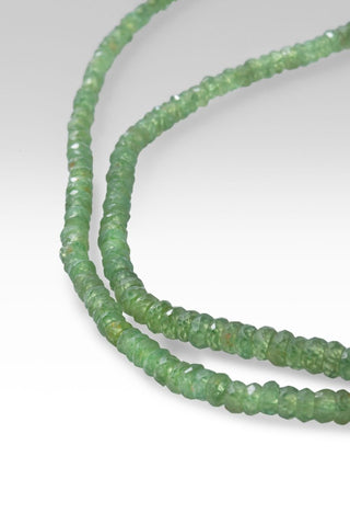 Beaded Demantoid Garnet Magnet Closure Necklace™ - Beaded Necklace - only found at SARDA™