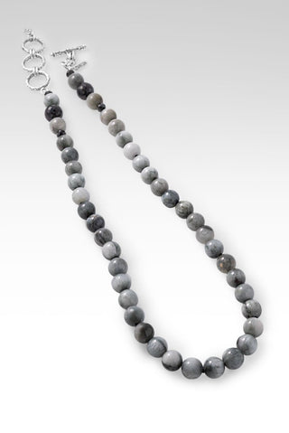 Beaded Eagle Eye & Black Spinel Necklace™ in Watermark - Beaded Necklace - only found at SARDA™