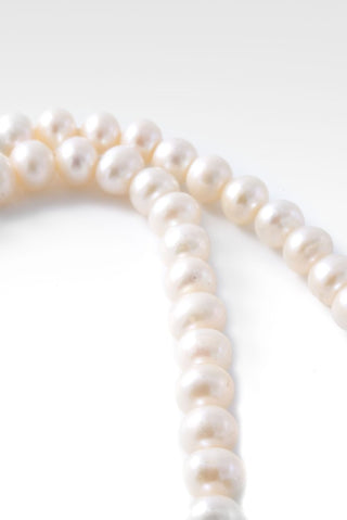 Beaded Freshwater Pearl Necklace™ in Chainlink - Lobster Closure - only found at SARDA™